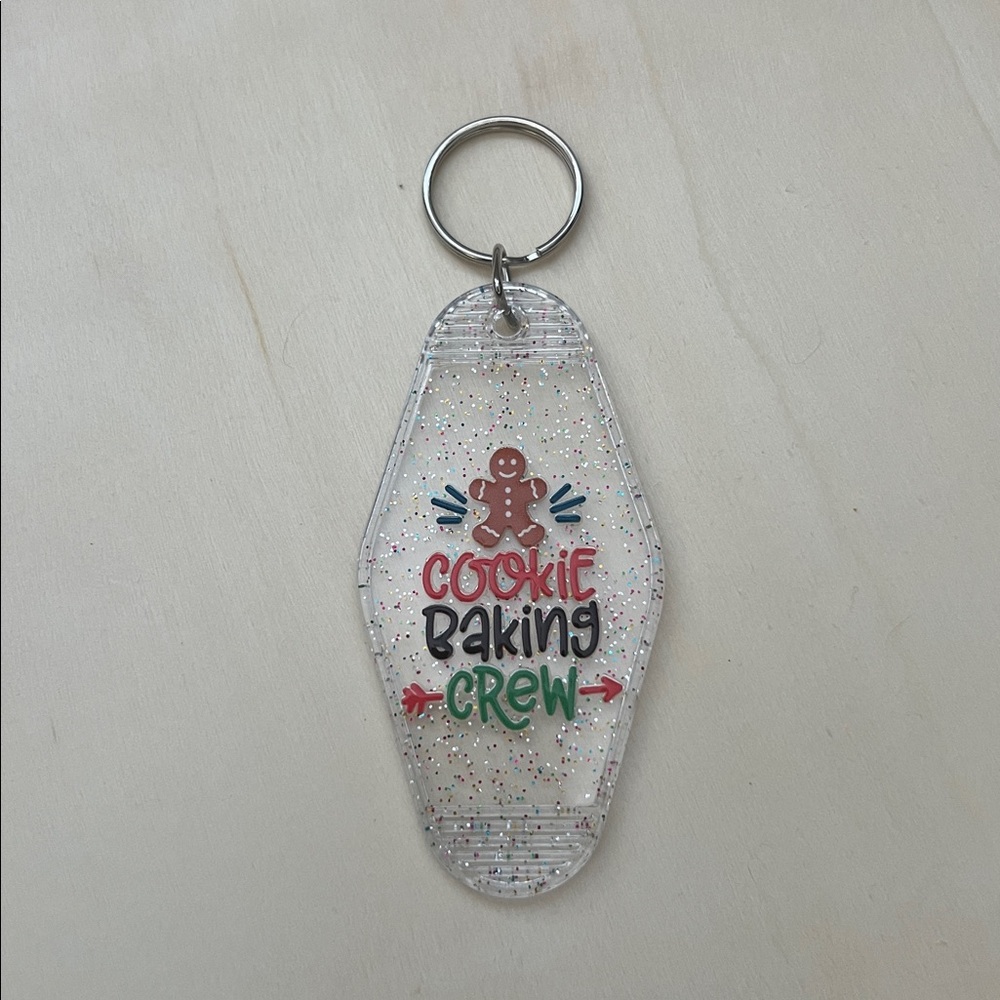 Cookie Baking Crew Key Tag – Glitter Motel Style
